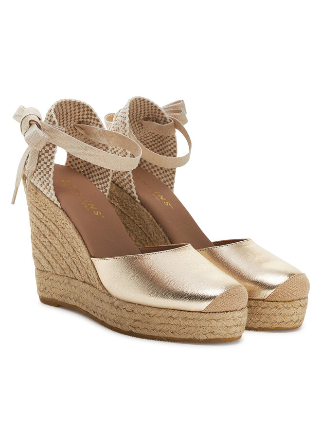 Genuins Espadryle Genuins Darya G105916 Złoty