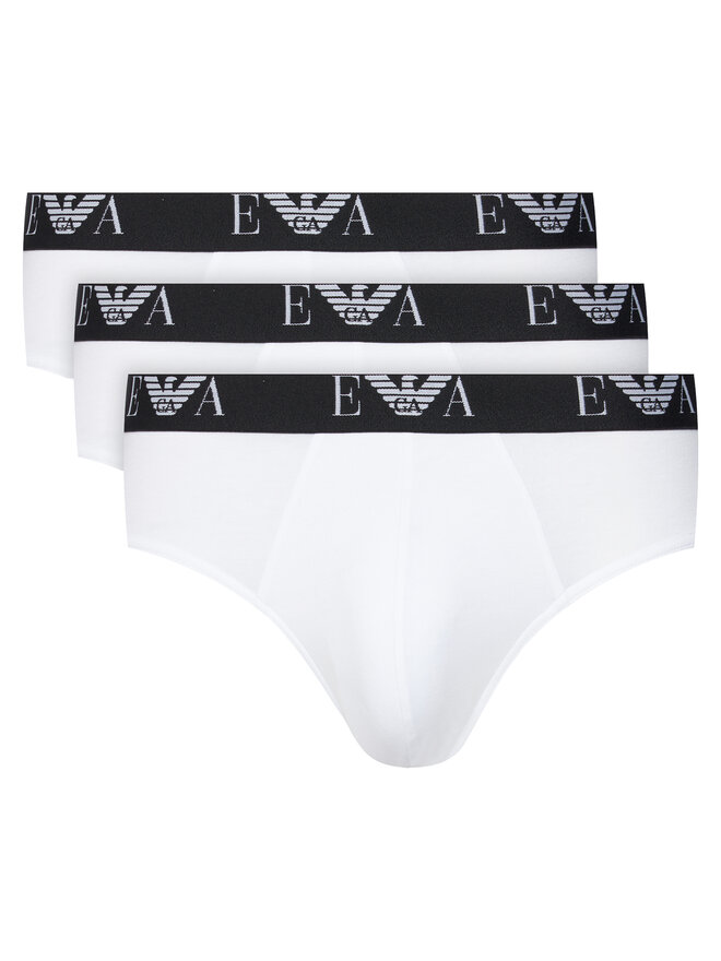 Emporio Armani Underwear Emporio Armani Underwear Σετ σλιπ 3 τμχ. EM000258 AF14131 M0066 Λευκό
