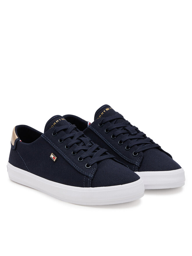 Tommy Hilfiger Αθλητικά Tommy Hilfiger Vulc Canvas Lace Up Sneaker FW0FW08647 Σκούρο μπλε