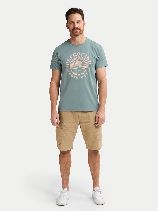 Petrol Industries Petrol Industries Camiseta M-1050-TSR127 Azul Regular Fit