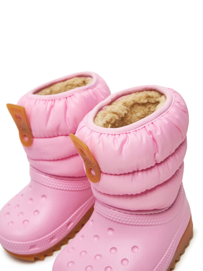 Crocs Schneeschuhe Crocs Classic Neo Puff Boot T 207683 Rosa