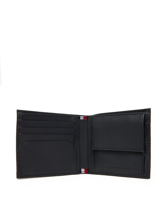 Tommy Hilfiger Große Herren Geldbörse Tommy Hilfiger Th Flag Cc & Coin AM0AM13709 Dunkelblau