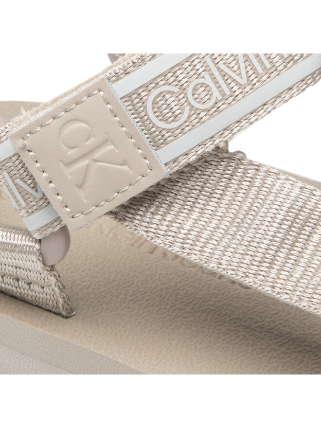 Calvin Klein Jeans Босоніжки Calvin Klein Jeans Prefresato Sandal 1 YM0YM00352 Бежевий