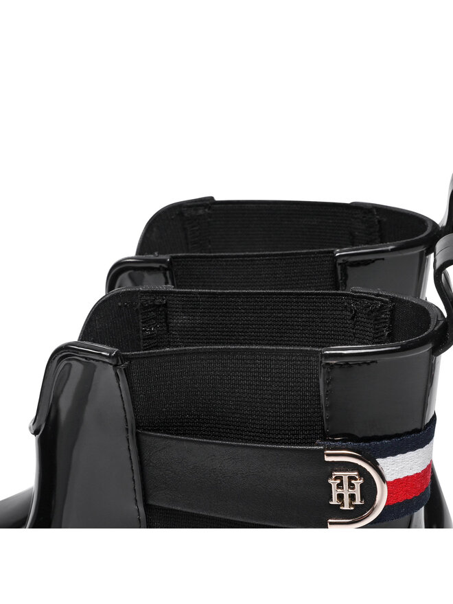 Tommy Hilfiger Gummistiefel Tommy Hilfiger Hardware Rainboot FW0FW05968 Schwarz