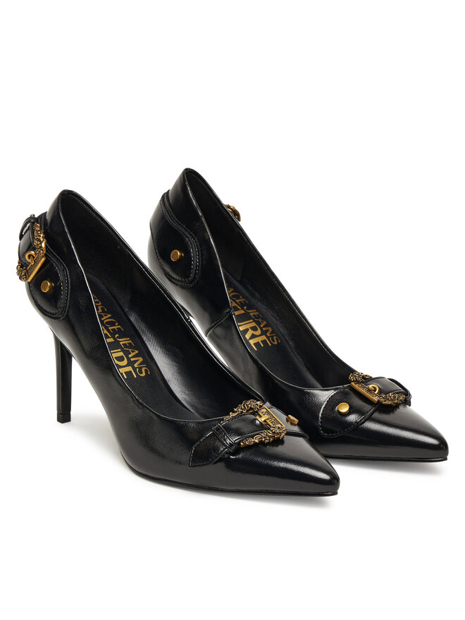 Versace Jeans Couture Magassarkú Versace Jeans Couture 79VA3S56 ZSC35 Fekete