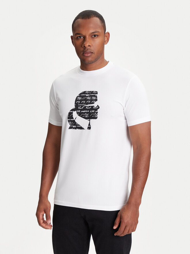KARL LAGERFELD KARL LAGERFELD Camiseta 755042 553235 Blanco Regular Fit