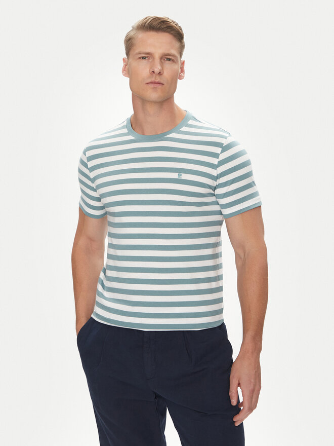 Pierre Cardin Pierre Cardin T-shirt C5 21480.2134 Zelena Regular Fit