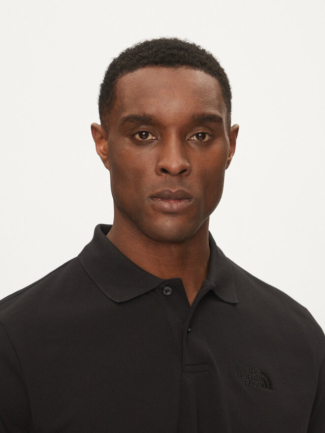 The North Face The North Face Polo marškinėliai Essential NF0A8C1P Juoda Regular Fit