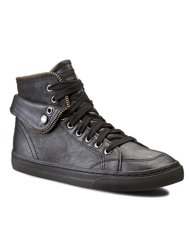 Geox Halbschuhe Geox D New Club D D5458D 00081 C9999 Schwarz