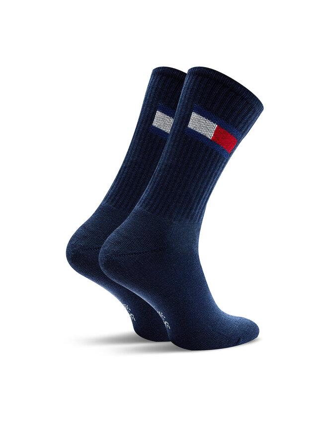 Tommy Hilfiger Set di 2 paia di calzini lunghi da bambini Tommy Hilfiger 701229940 Blu scuro