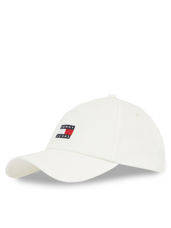 Tommy Jeans Gorra con visera Tommy Jeans Tjw Heritage Core 5 Panel Cap AW0AW16991 Blanco