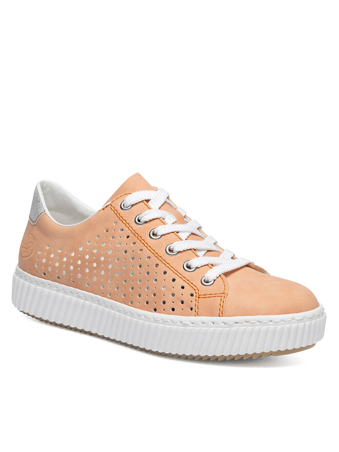 Rieker Sneakersy Rieker M3901-38 Oranžová