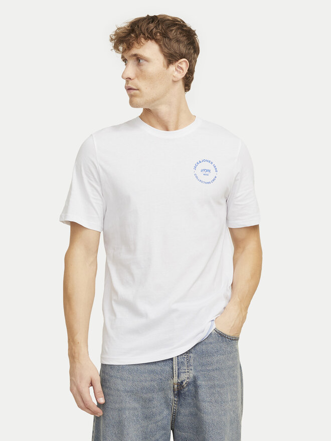 Jack&Jones Jack&Jones Marškinėliai Simon 12269280 Balta Standard Fit