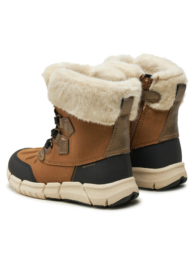 Geox Snehule Geox J Flexyper Girl B Ab J46APA 0AU50 C6175 M Hnedá