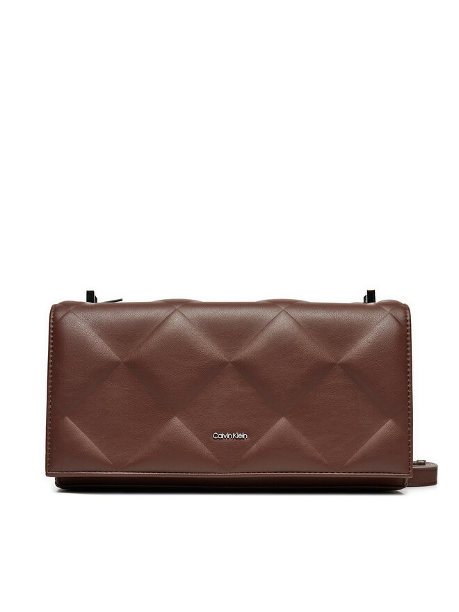 Calvin Klein Borsetta Calvin Klein Diamon Quilt Conv K60K612905 Marrone