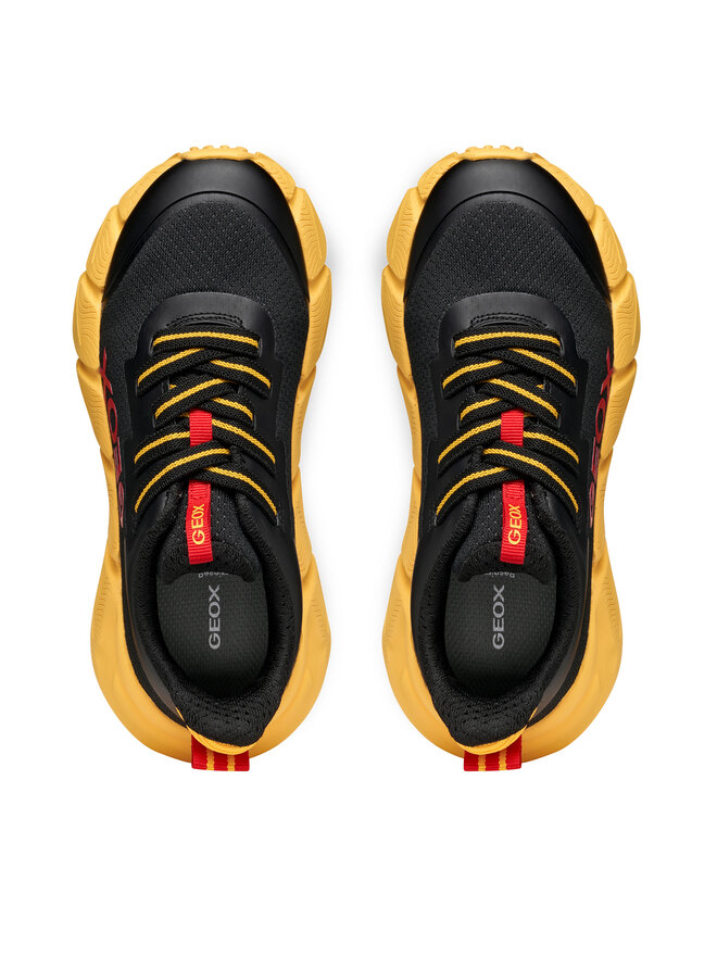 Geox Sneakersy Geox J Flexyper Fast J46N1A 0149J C0054 S Černá