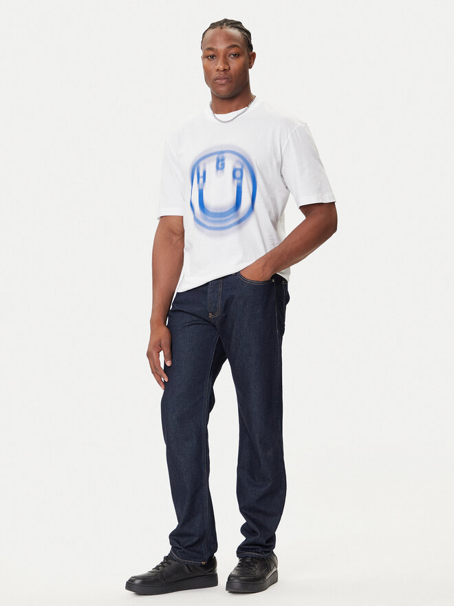 HUGO HUGO Camiseta Nalax 50543493 Blanco Regular Fit