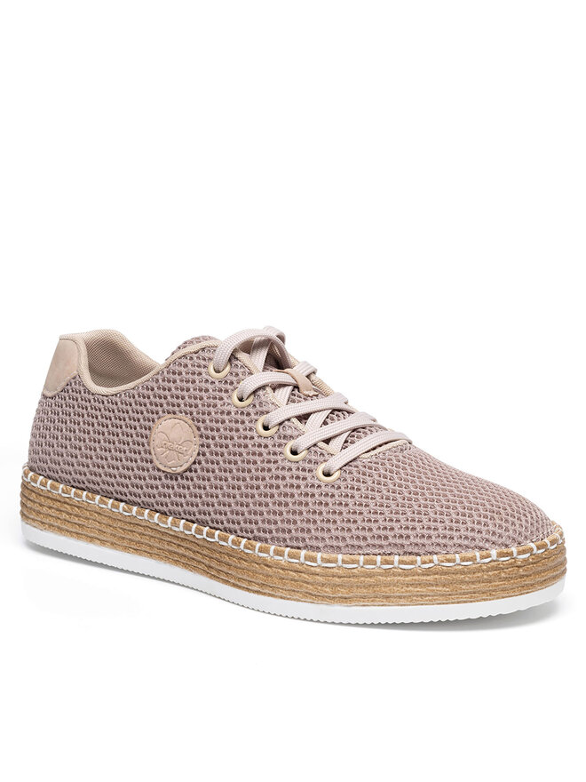 Rieker Pantofi Rieker L78G0-31 Roz