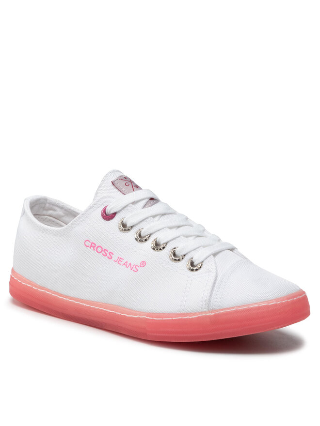 Cross Jeans Teniși Cross Jeans FF2R4075C Alb