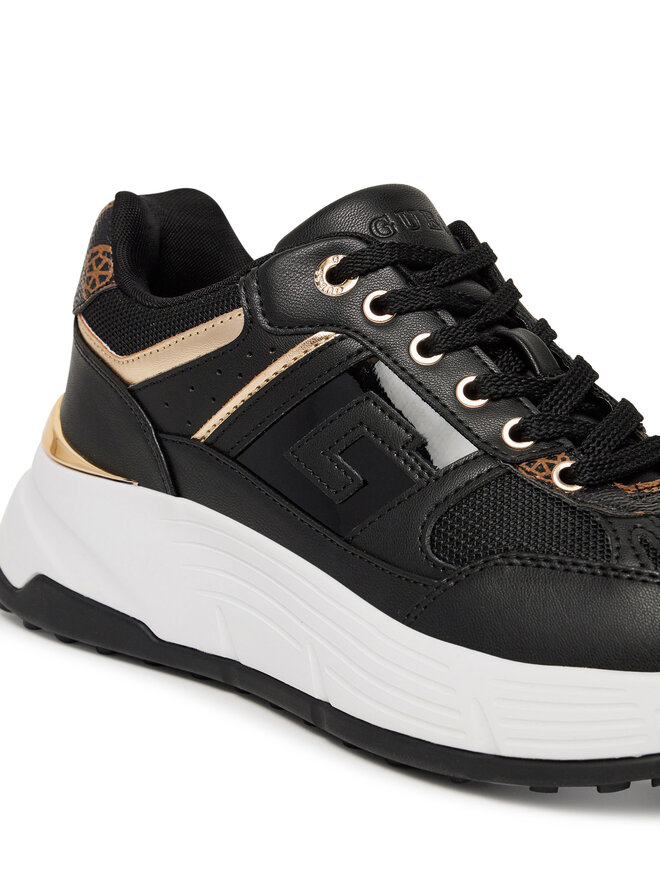 Guess Sneakersy Guess FLTFON FAB12 Czarny