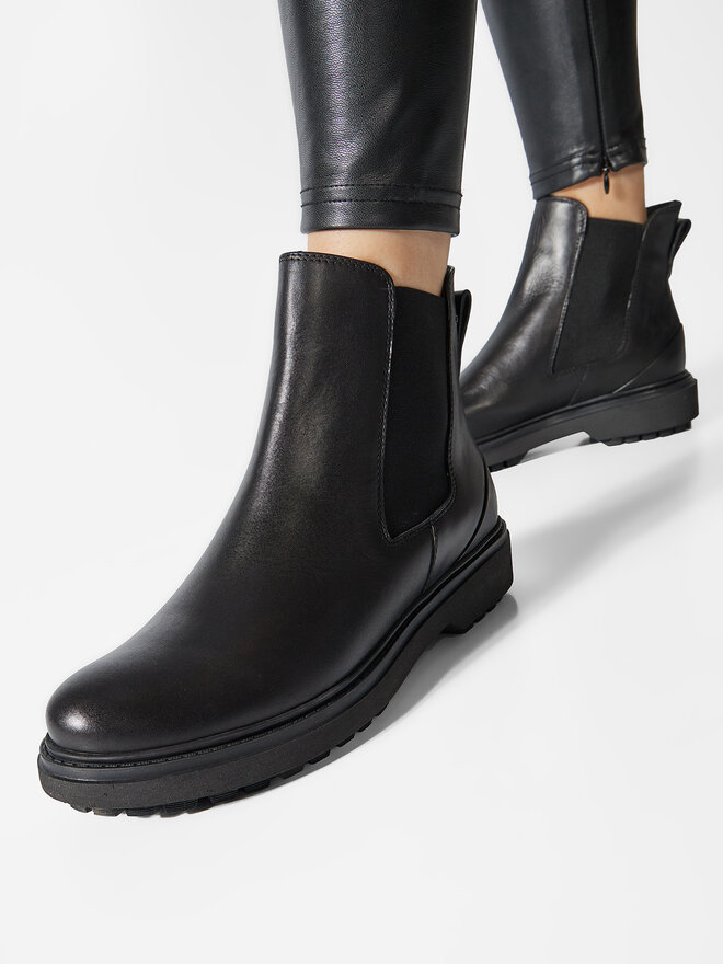 Chelsea Geox D Asheely Np Abx A D16AYA 00085 C9999 Nero escarpe