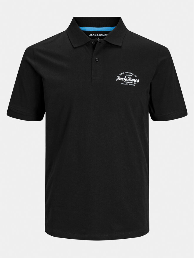 Jack&Jones Jack&Jones Polo marškinėliai Forest 12248621 Juoda Standard Fit