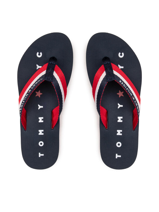 Tommy Hilfiger Flip-flops Tommy Hilfiger Tommy Loves Ny Beach Sandal FW0FW02370 Sötétkék