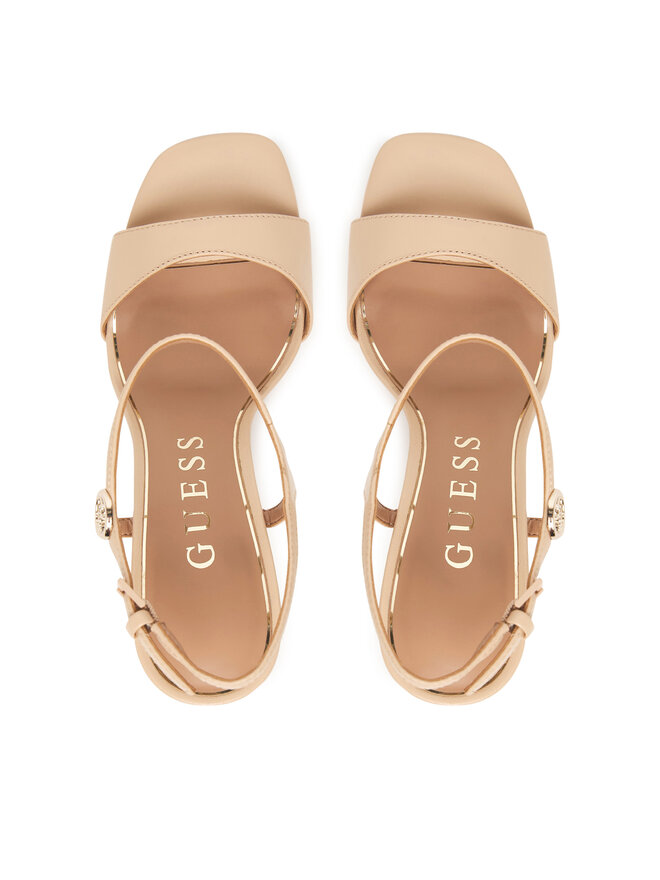 Guess Босоніжки Guess FLPHEN LEA03 Бежевий