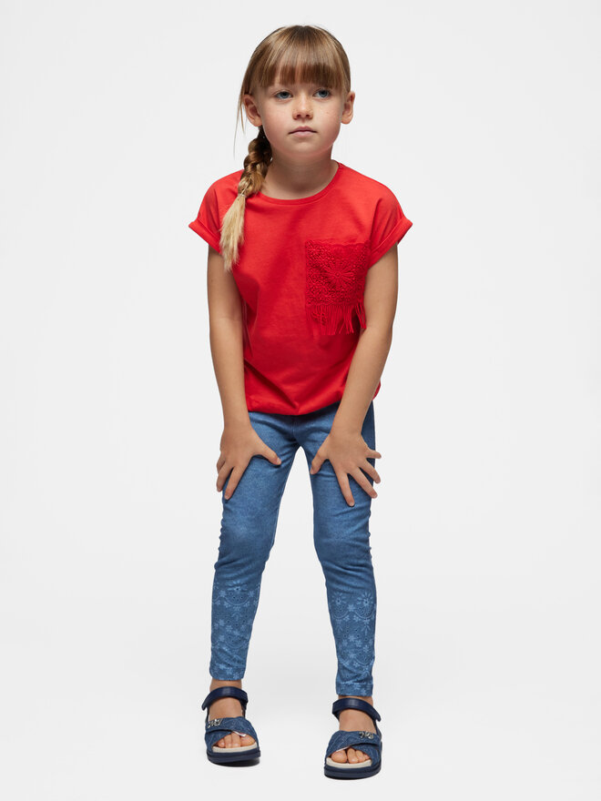 Mayoral Mayoral Camiseta 3087 Rojo Regular Fit