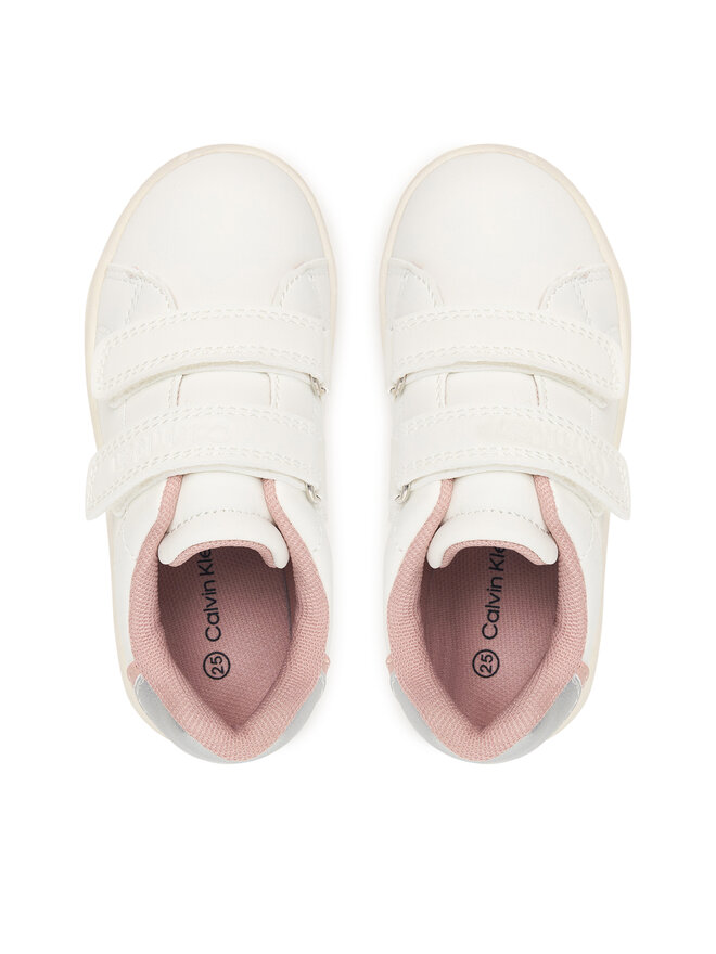 Calvin Klein Sneakers Calvin Klein Low Cut Velcro Sneaker V1A9-83382-1355 M Weiß