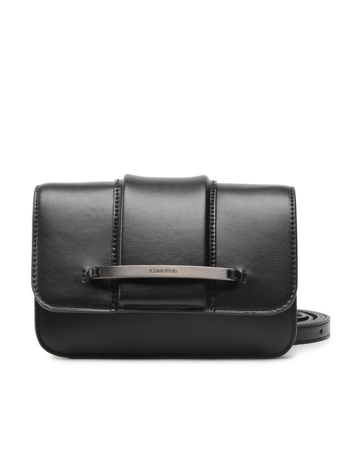 Calvin Klein Kabelka Calvin Klein Bar Hardware Crossbody K60K610732 Černá