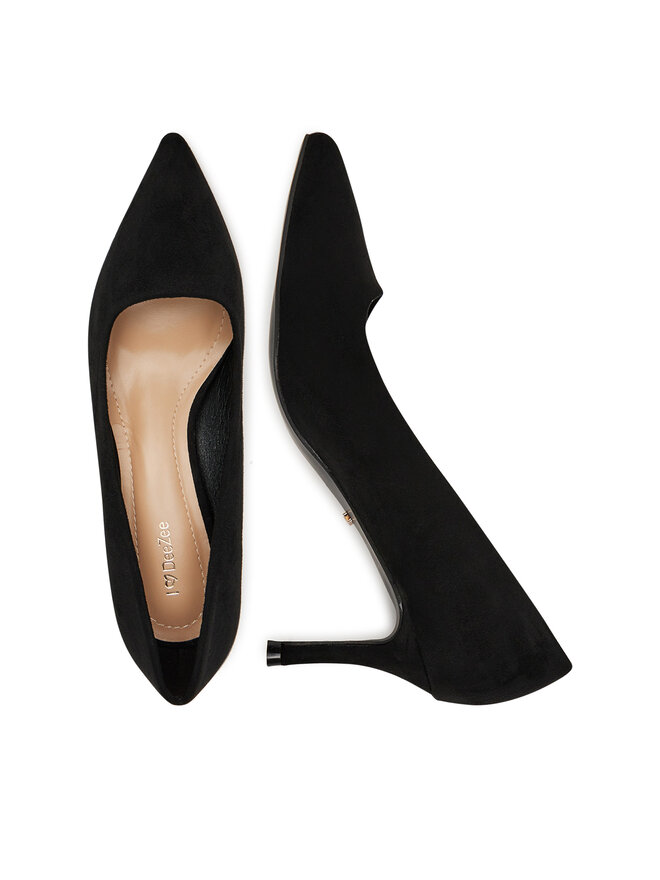 DeeZee Pantofi cu toc subțire DeeZee BK-0807 Negru