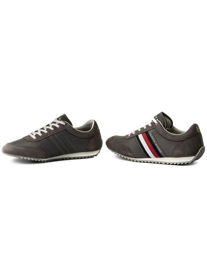 Tommy Hilfiger Sneakers Tommy Hilfiger Corporate Material Mix Runner FM0FM01314 Grau