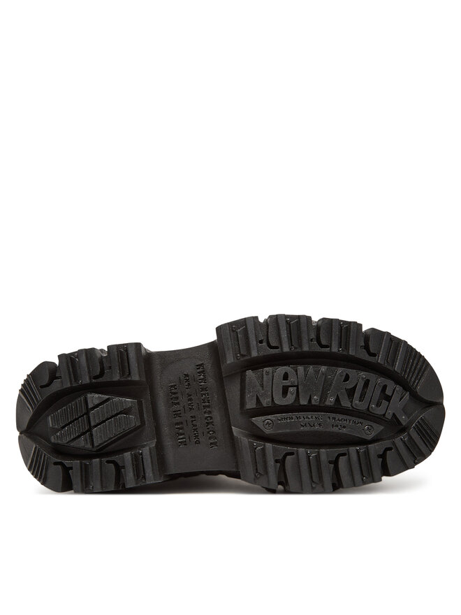 NEW ROCK Īsie zābaki NEW ROCK M-OVERZTANK001-C1 Melns