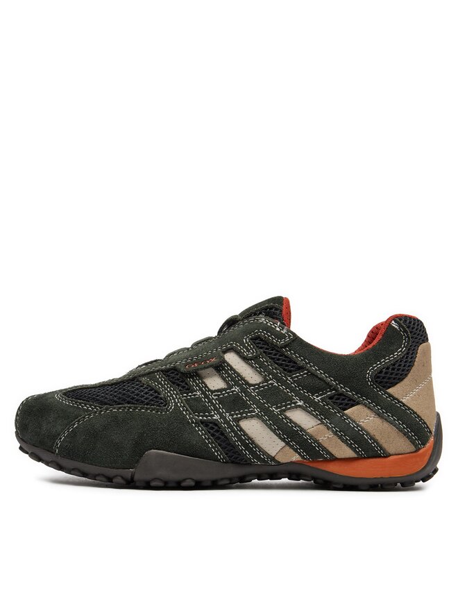 Geox Pusbačiai Geox U Snake L U4207L 02214 C1300 Žalia