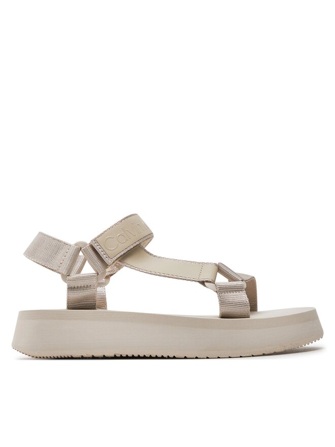 Calvin Klein Jeans Sandale Calvin Klein Jeans Sandal Velcro Webbing Dc YW0YW01353 Bej