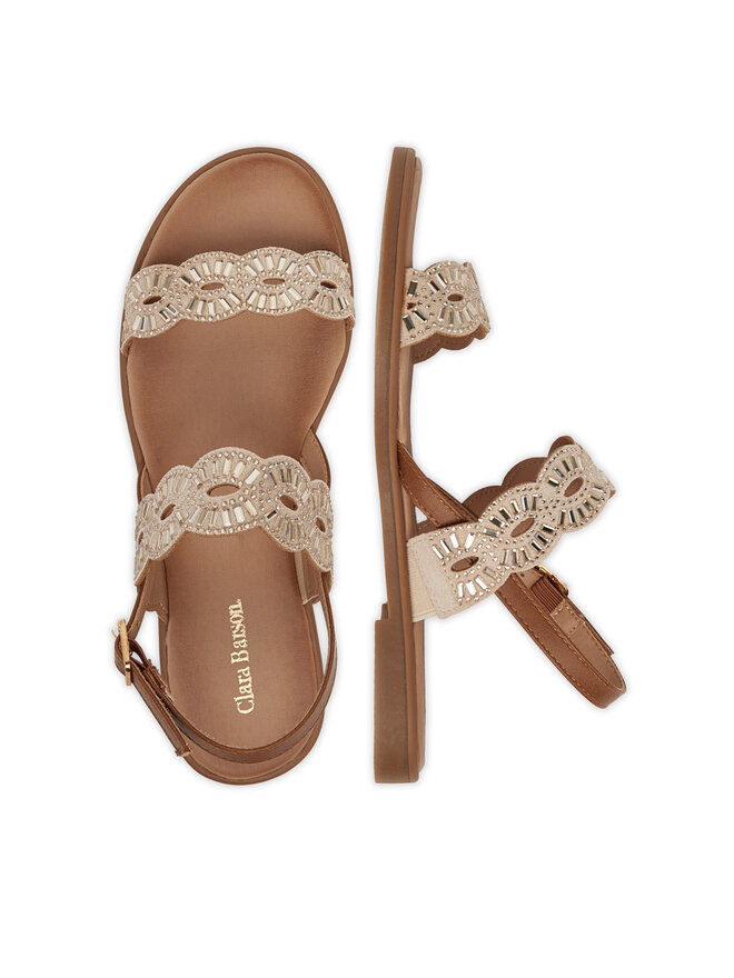 Clara Barson Sandali Clara Barson WS6308-09 Bež