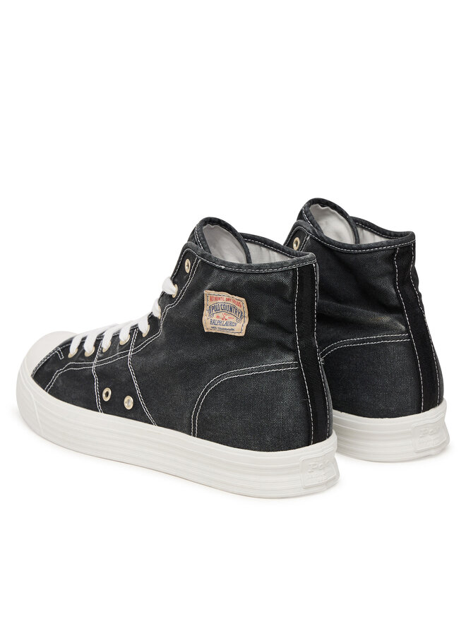 Polo Ralph Lauren Sneakers aus Stoff Polo Ralph Lauren Ayers Mid Sk Ltl 809P07628003 Schwarz