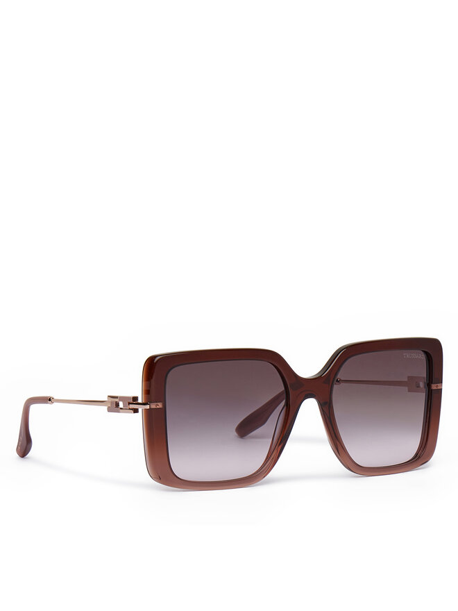Trussardi Okulary przeciwsłoneczne Trussardi TSW9057 Brązowy