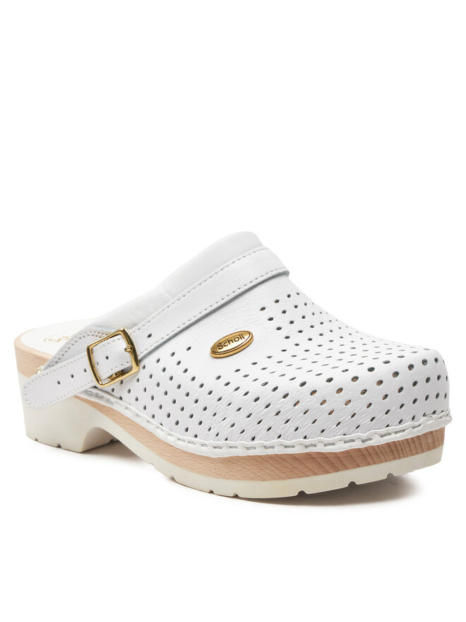 Scholl Ciabatte Scholl Clog S/Comf.B/S Ce F20176 1065 360 Bianco