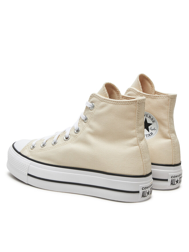 Converse Scarpe da ginnastica Converse Chuck Taylor All Star Lift Platform HI A08214C Beige