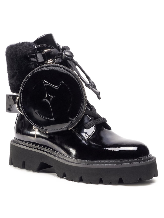 Eva Minge Schnürstiefeletten Eva Minge EM-41-08-000938 Schwarz