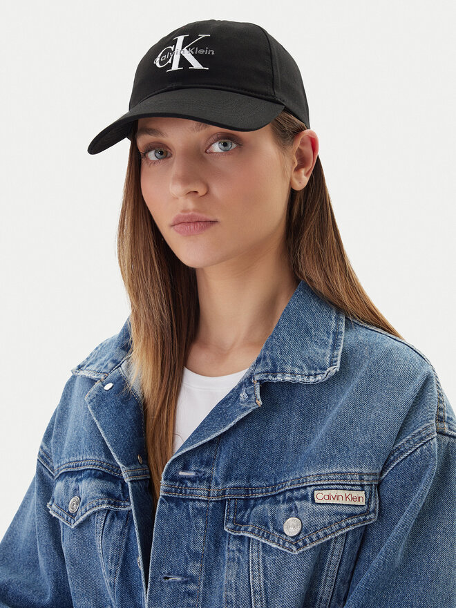 Calvin Klein Jeans Cap Calvin Klein Jeans Monologo LV04K5026G Schwarz