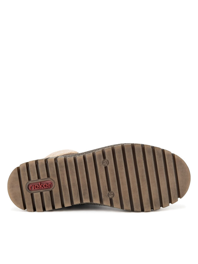 Rieker Botki Rieker Y3465-24 Beżowy