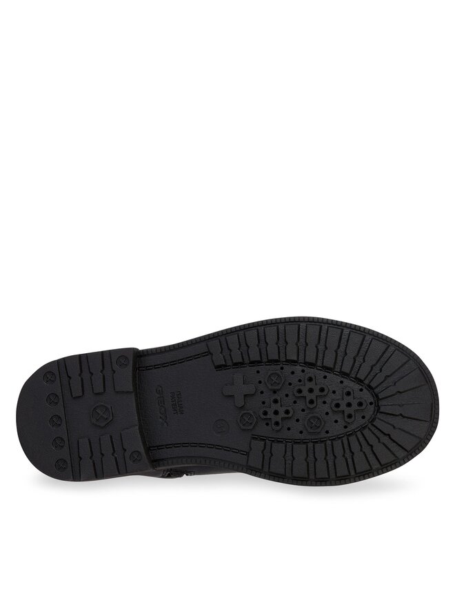 Geox Polokozačky Geox Jr Eclair J369QI 000BC C9999 D Černá
