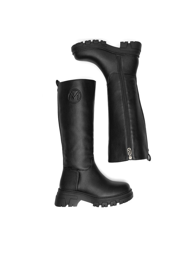MEXX Kozačky ve vojenském stylu MEXX MI001805143W Černá