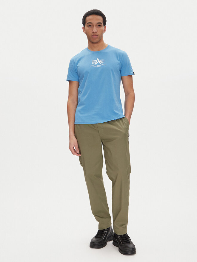 Alpha Industries Alpha Industries Marškinėliai Basic 118533 Mėlyna Regular Fit