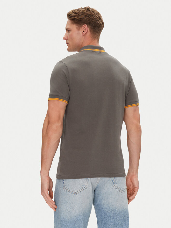 Save The Duck Save The Duck Poloshirt DR0136M BATE20 Grau Regular Fit