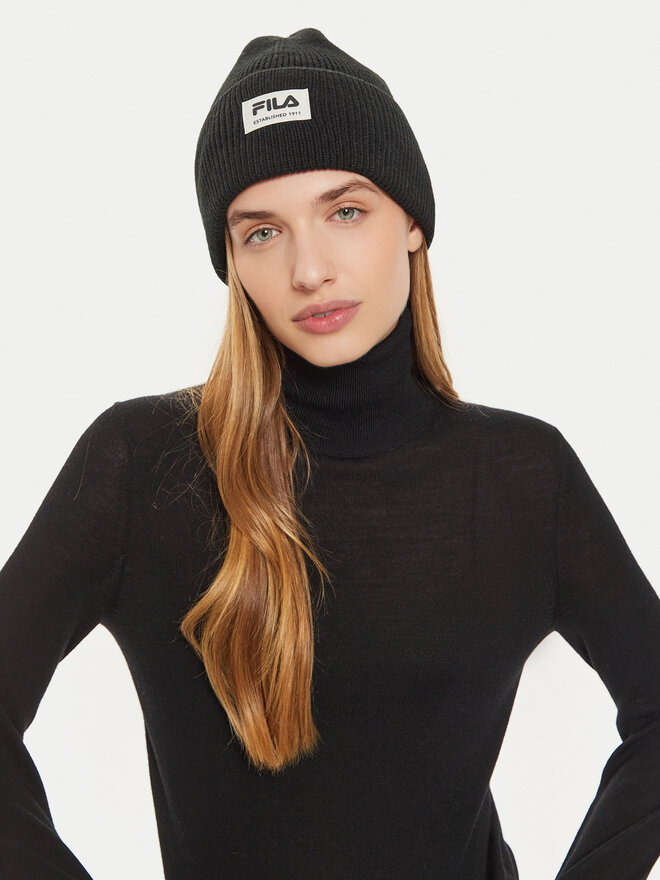 Fila Czapka Fila Bessemer Slouch Beanie FCU0094 Czarny