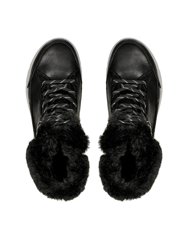 Skechers Ботильйони Skechers Glacial Ultra Cozyly 144178/BLK Чорний